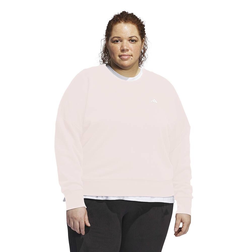 

Толстовка Adidas Essentials Feel Cosy Sportswear больших размеров, цвет Sandy Pink