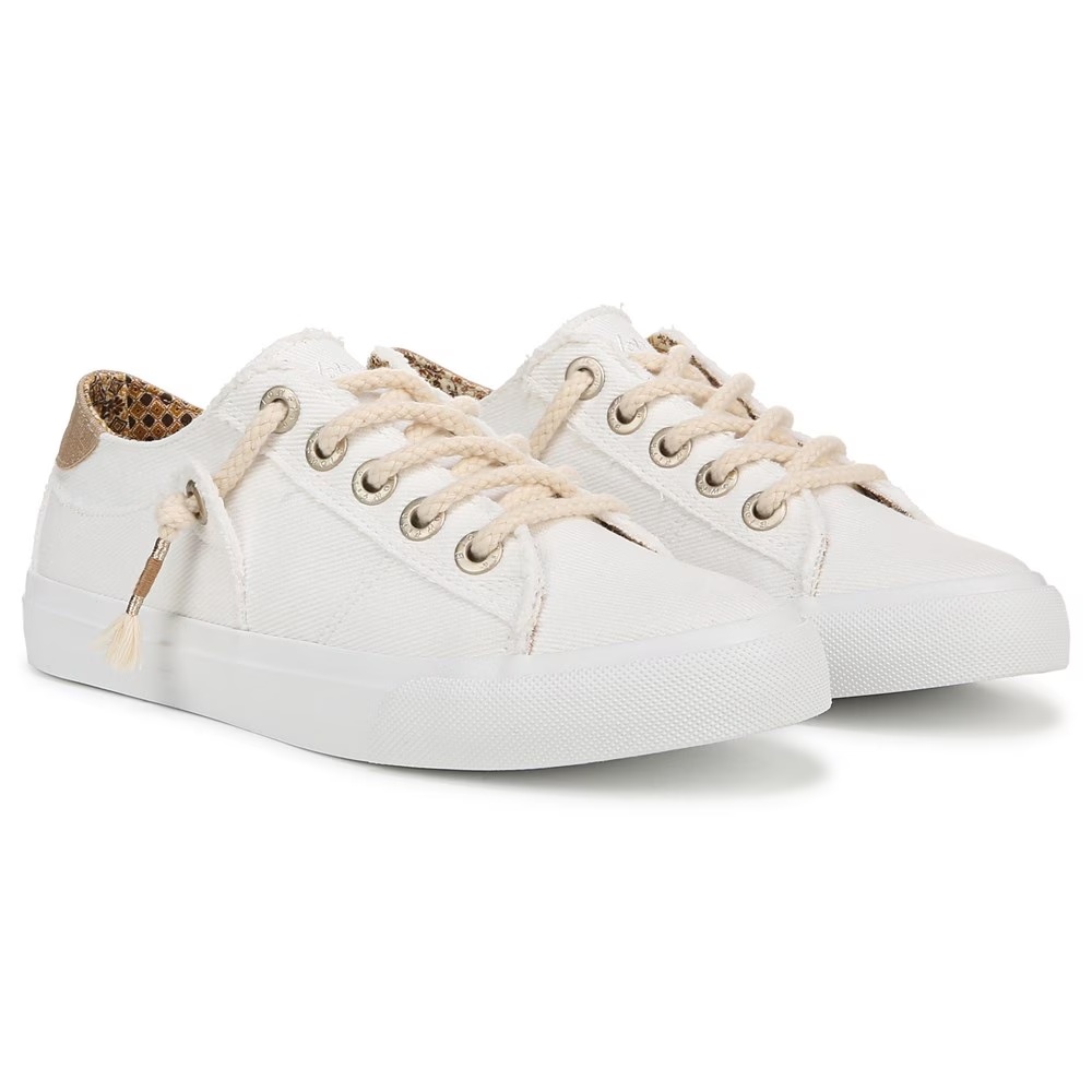Кеды без шнурков Blowfish Malibu Martina, white twill fabric