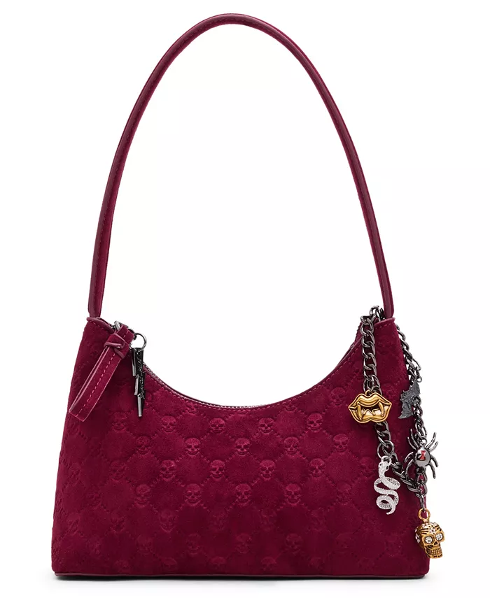 

Сумка на плечо Headliner Deboss Top Zipper Betsey Johnson, красный