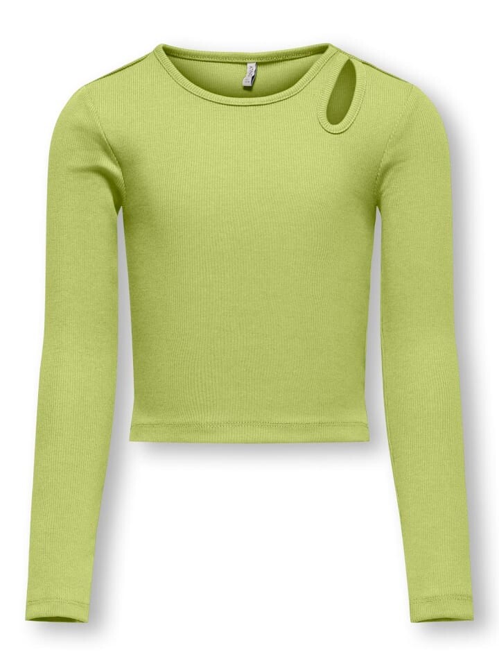 

Рубашка с длинным рукавом KIDS ONLY KOGNESSA LIFE L/S CUT OUT TOP, цвет celery green