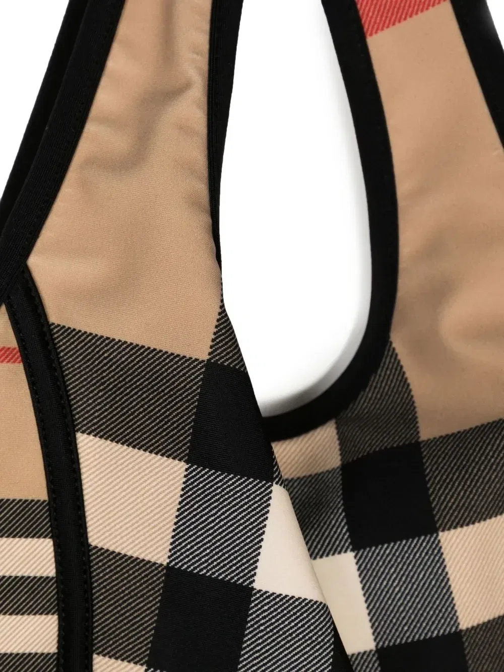 Бикини в клетку Haymarket Check Burberry Kids, коричневый — фото 3