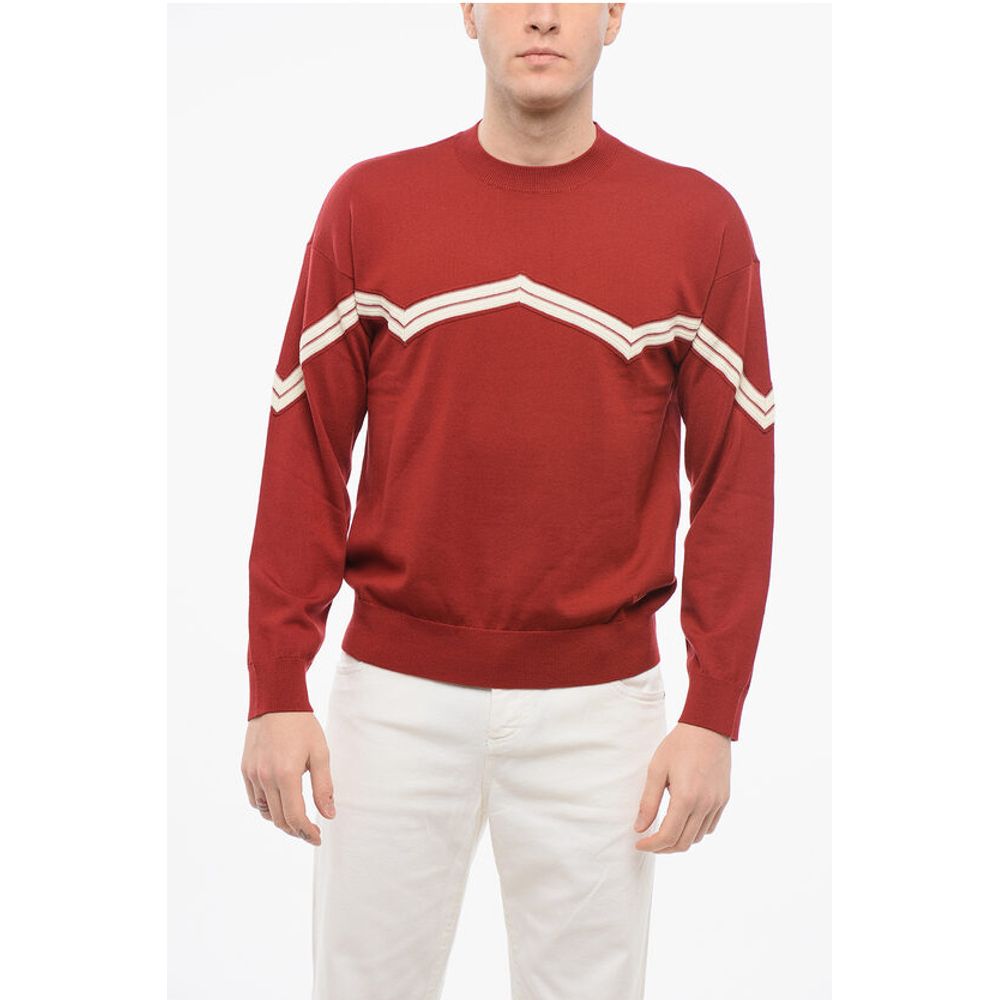 

Красный шерстяной свитер Armani, Red