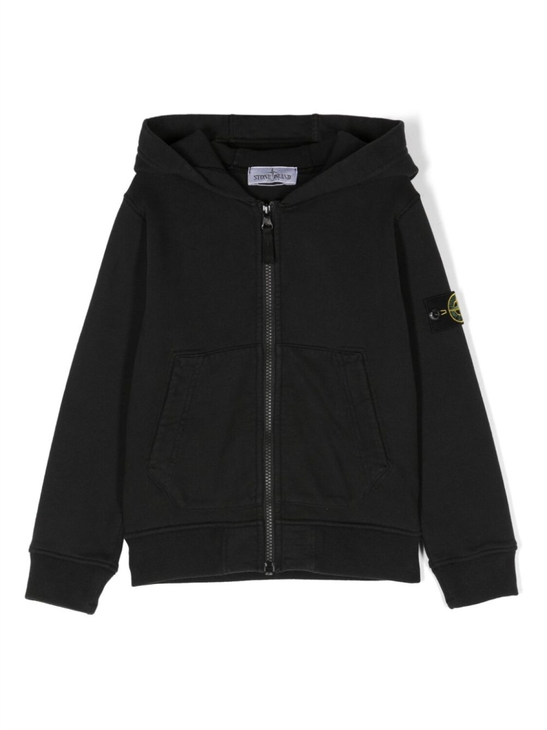 

Худи с нашивкой Compass Stone Island Junior, черный