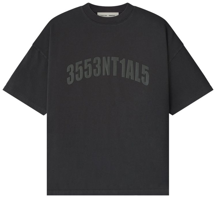 

Футболка с коротким рукавом Fear of God Essentials 90-х годов, винтажная, черная, Черный, Футболка с коротким рукавом Fear of God Essentials 90-х годов, винтажная, черная