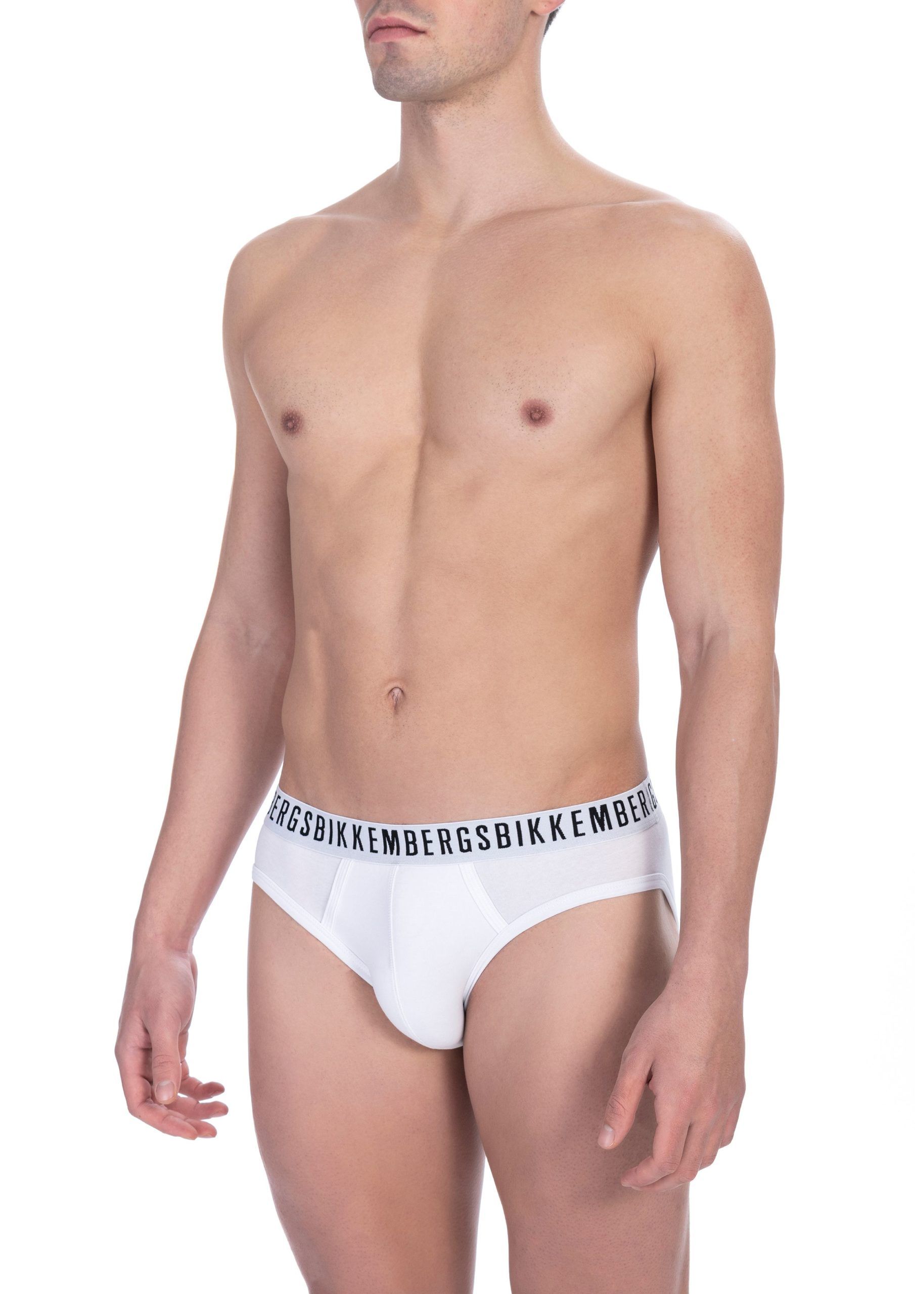 

Трусы мужские белые хлопковые Bikkembergs