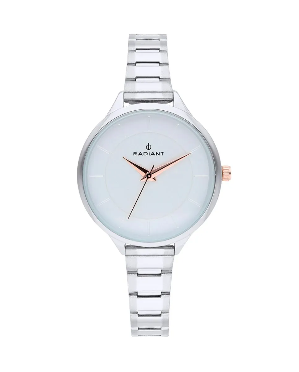 

Женские часы Venus RA511201 из стали с серебряным ремешком Radiant, серебряный