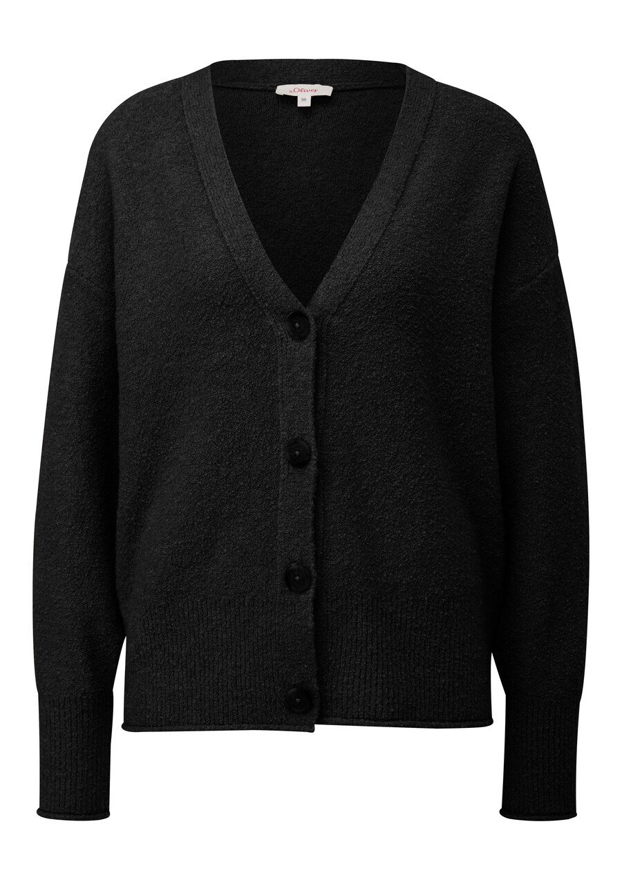 

Вязаный кардиган s.Oliver Knit Cardigan, черный