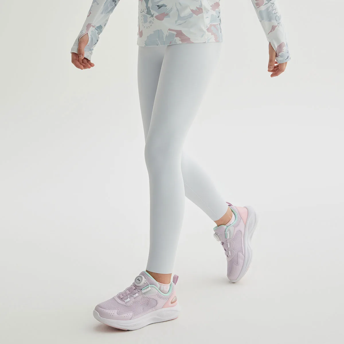 FILA KIDS Леггинсы детские Bean серо-голубые — фото 3