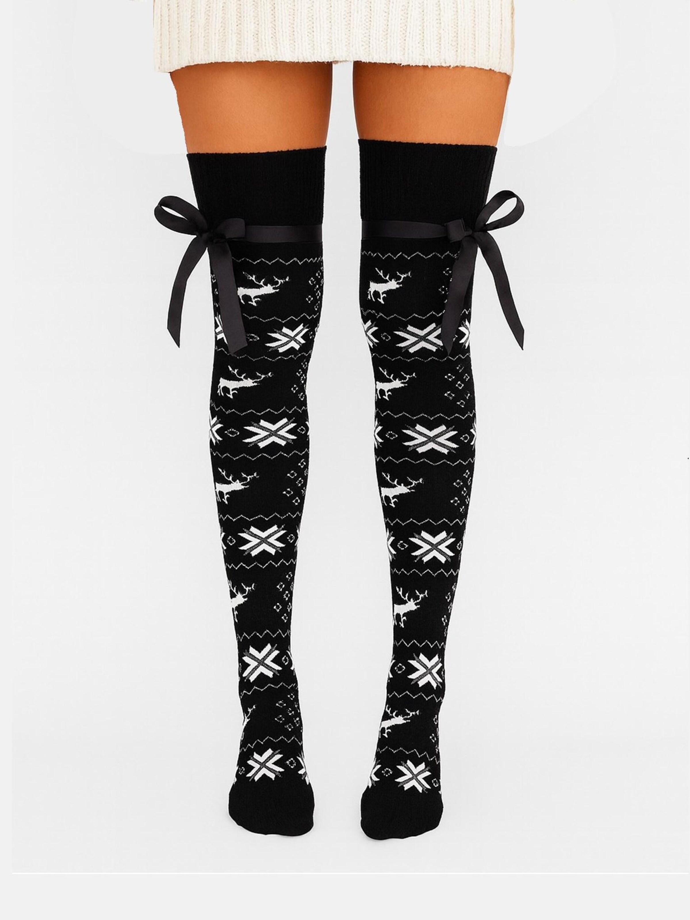 

Lycille Носочки Over the Knee в черном цвете