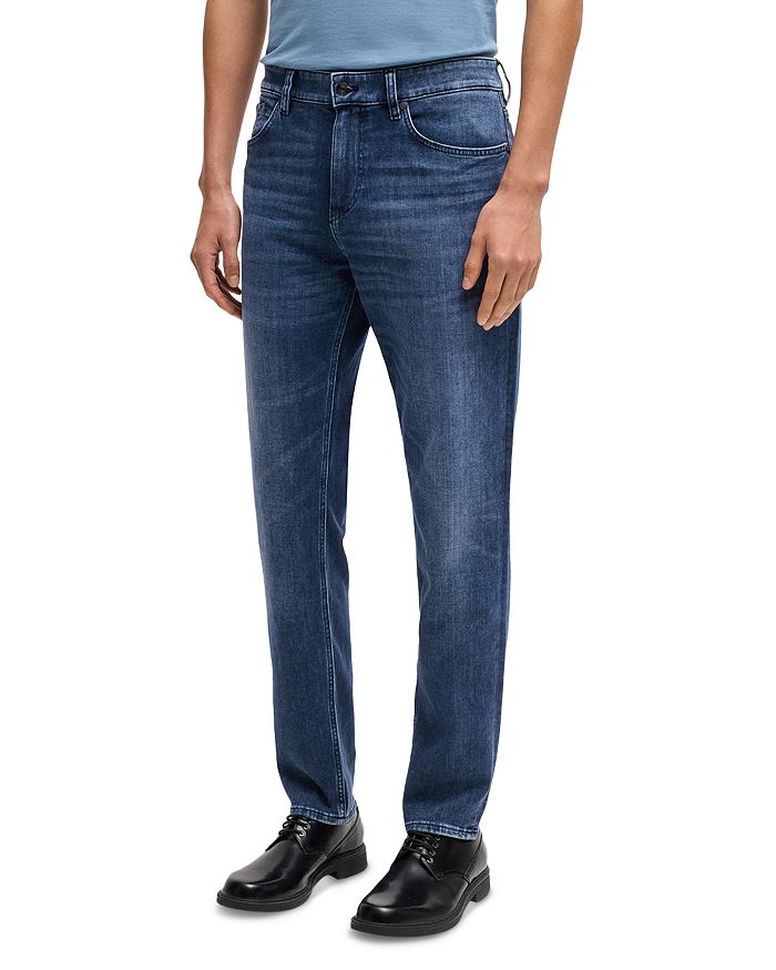 

Джинсы Maine Regular Fit в средне-синем цвете BOSS, синий