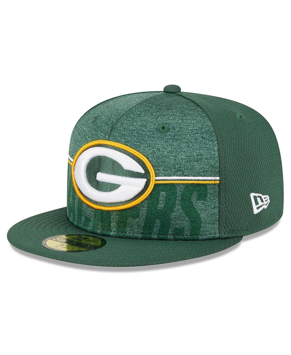 

Мужская зеленая приталенная кепка Green Bay Packers 2023 NFL Training Camp 59FIFTY New Era