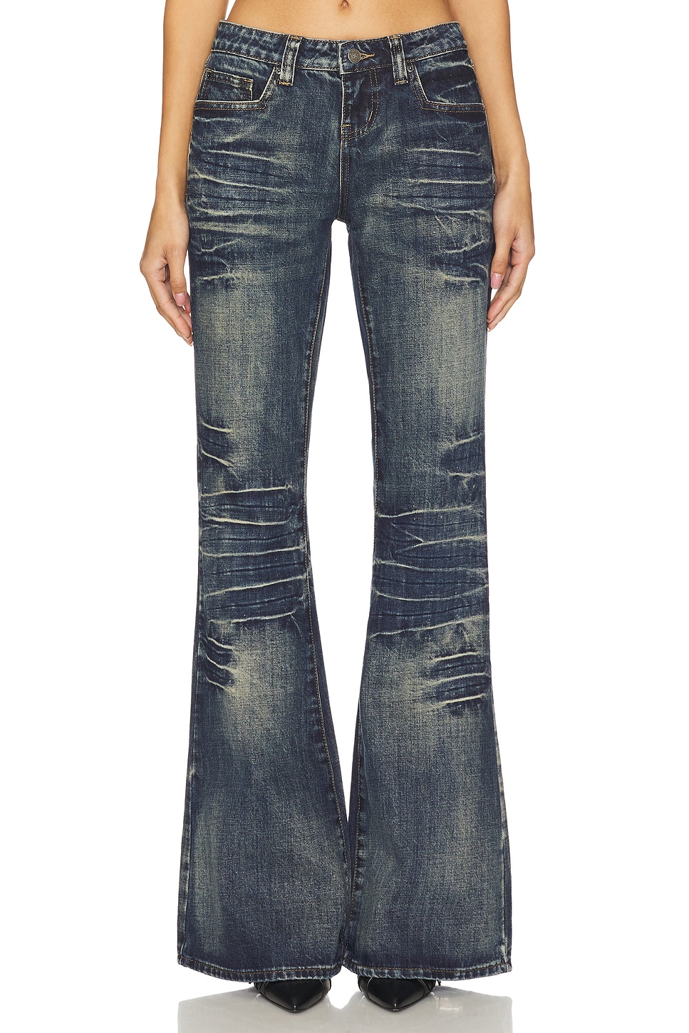 

Джинсы extreme flare Jaded London, синий