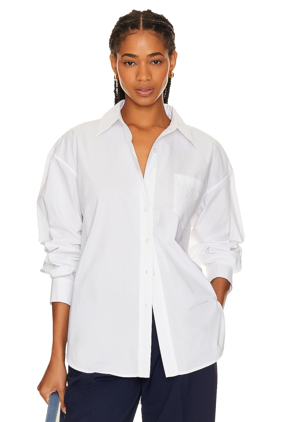 

Рубашка BEVERLY HILLS x REVOLVE Oversized, белый