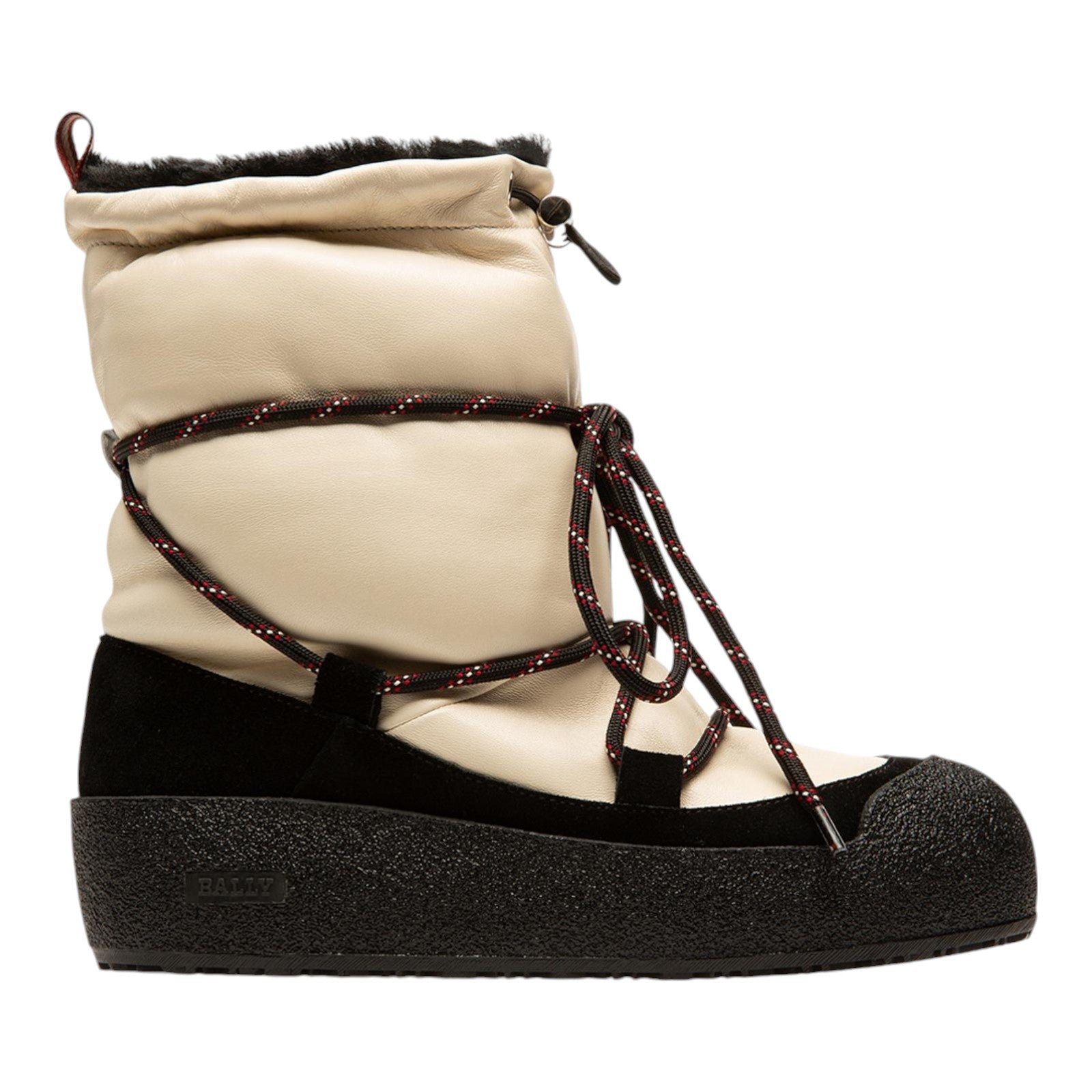 Женские зимние ботинки Bally Candye 6228429 из костяной овчины наппа, цвет bone — фото 2