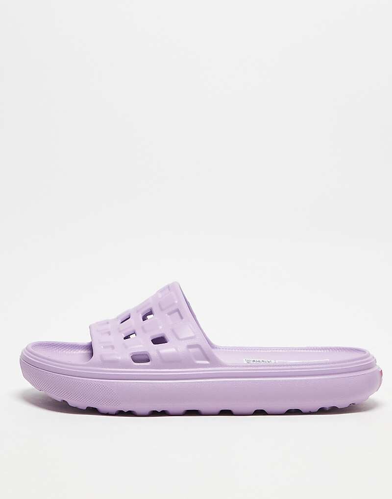 

Vans – Slide On VR3 Cush – Светло-фиолетовые шлепанцы без шнуровки