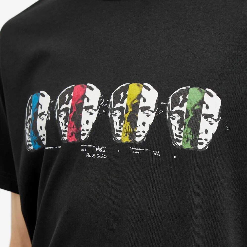 

Paul Smith Футболка с лицами Пола Смита, черный
