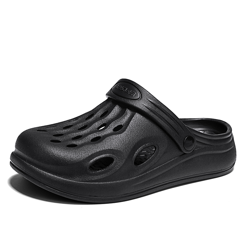 

LONGDUIZHANG Клоги мужские WK022 черные Освежающие дышащие, цвет WK022 Black[Refreshing Breathable]