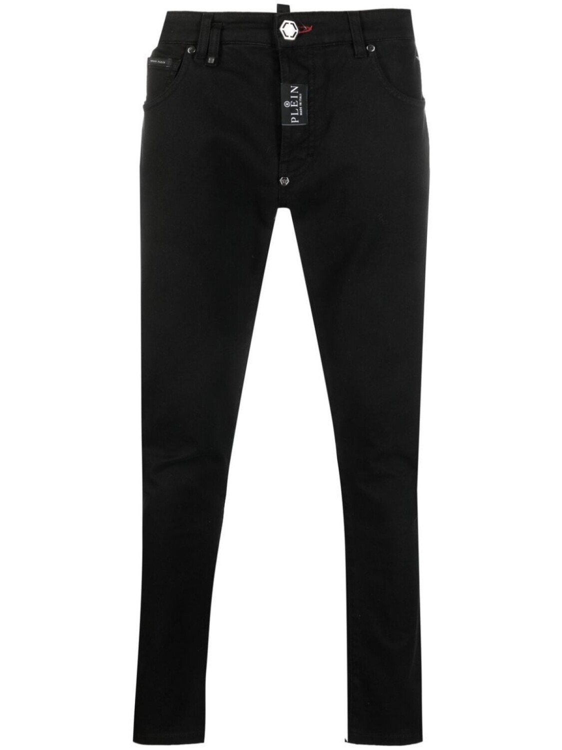 

Philipp Plein джинсы скинни с заниженной талией, черный