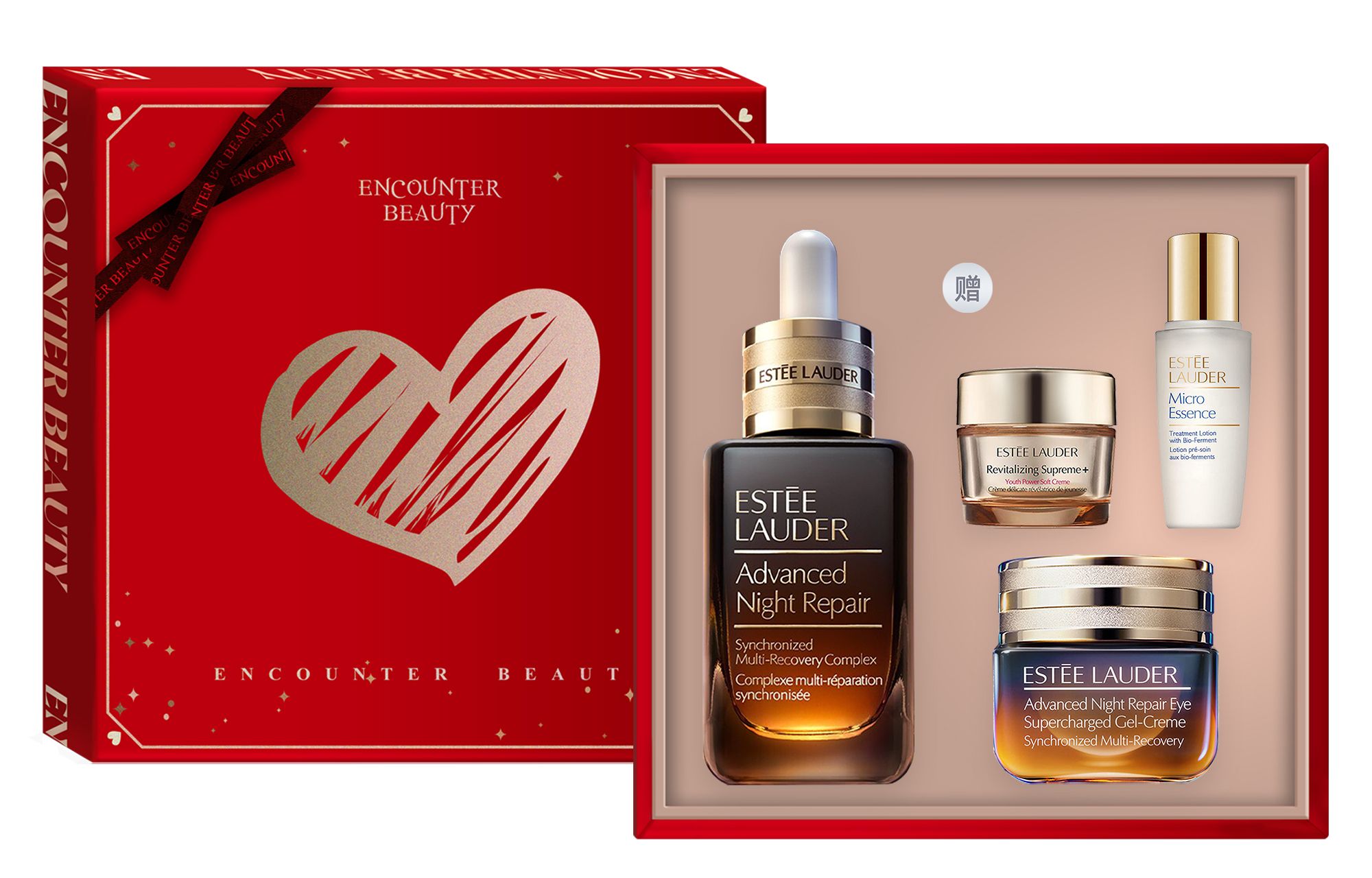 Подарочный набор Estée Lauder Advanced Night Repair: крем для глаз 15 мл + очищающее средство 15 мл + эссенция 15 мл + сыворотка 7 мл — фото 3
