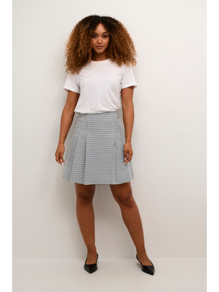 

Юбка длиной до колена CULTURE, цвет black/white check