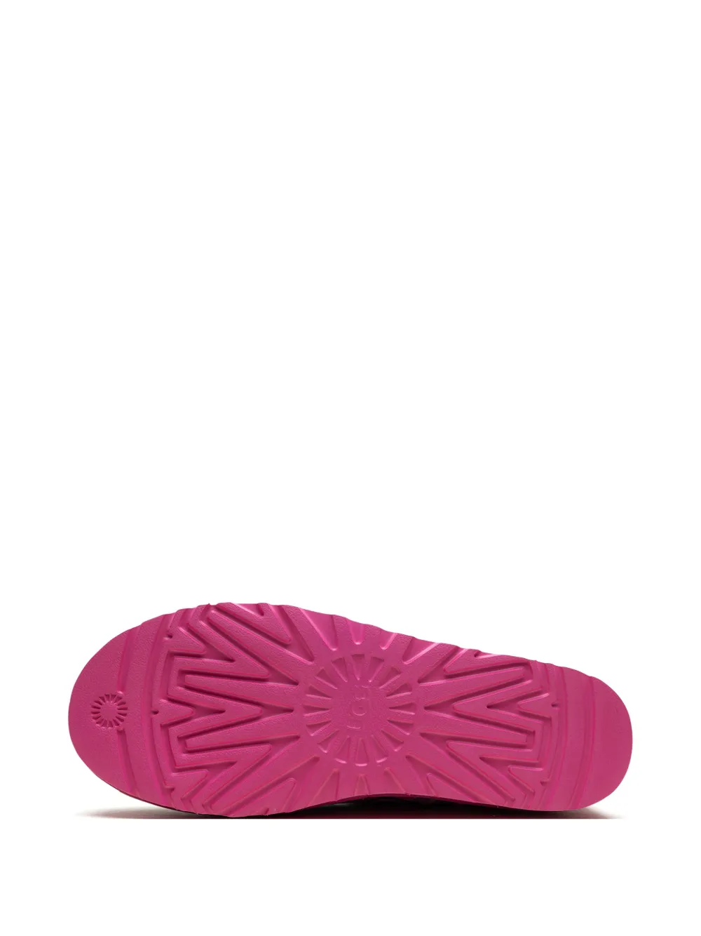 Угги мужские UGG Mini Palace короткие с вышивкой тигра, розовый — фото 4