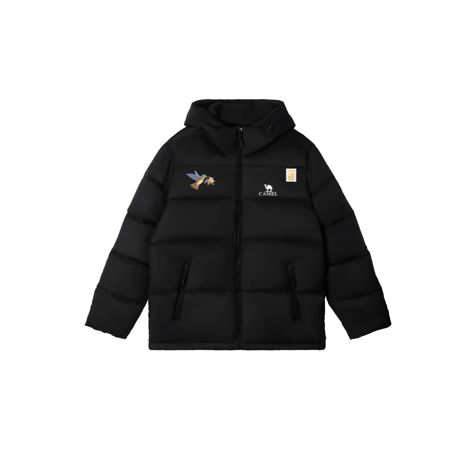 

CAMEL Пуховик из коллекции Warm Fleece Unisex Phantom Black