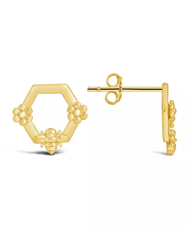 

Женские серьги-гвоздики «Мелина» Sterling Forever, gold-tone