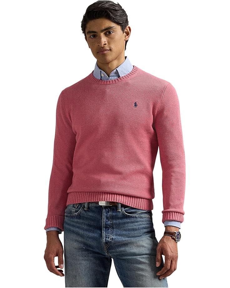 

Мужской свитер Polo Ralph Lauren Cotton Crewneck, Red Sky Heather