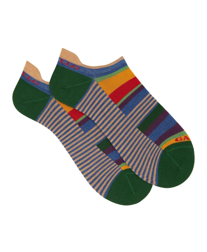 

Мужские хлопковые кроссовки, синие разноцветные полоски и Виндзор Gallo, мультиколор