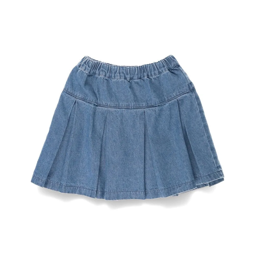Плиссированная джинсовая юбка Branshes, blue