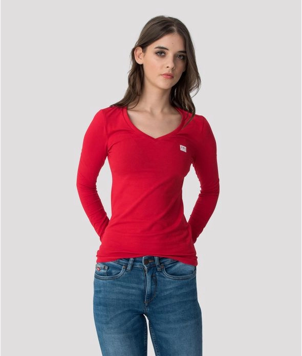 

Футболка с длинными рукавами Elizabeth Retro Jeans, красный