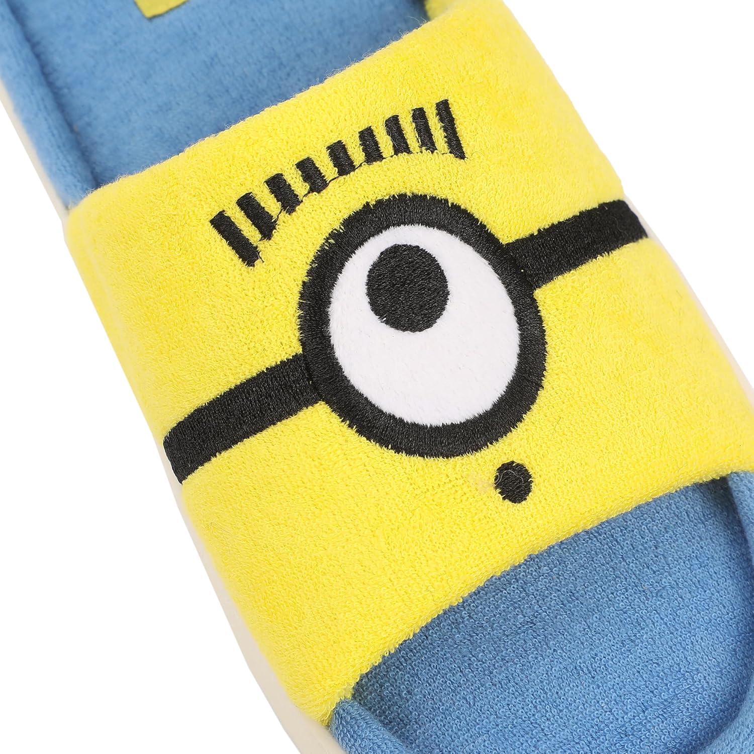 Мужские шлепанцы Bioworld Minions с большим лицом Карла и открытым носком, Minions Big Face Carl — фото 2