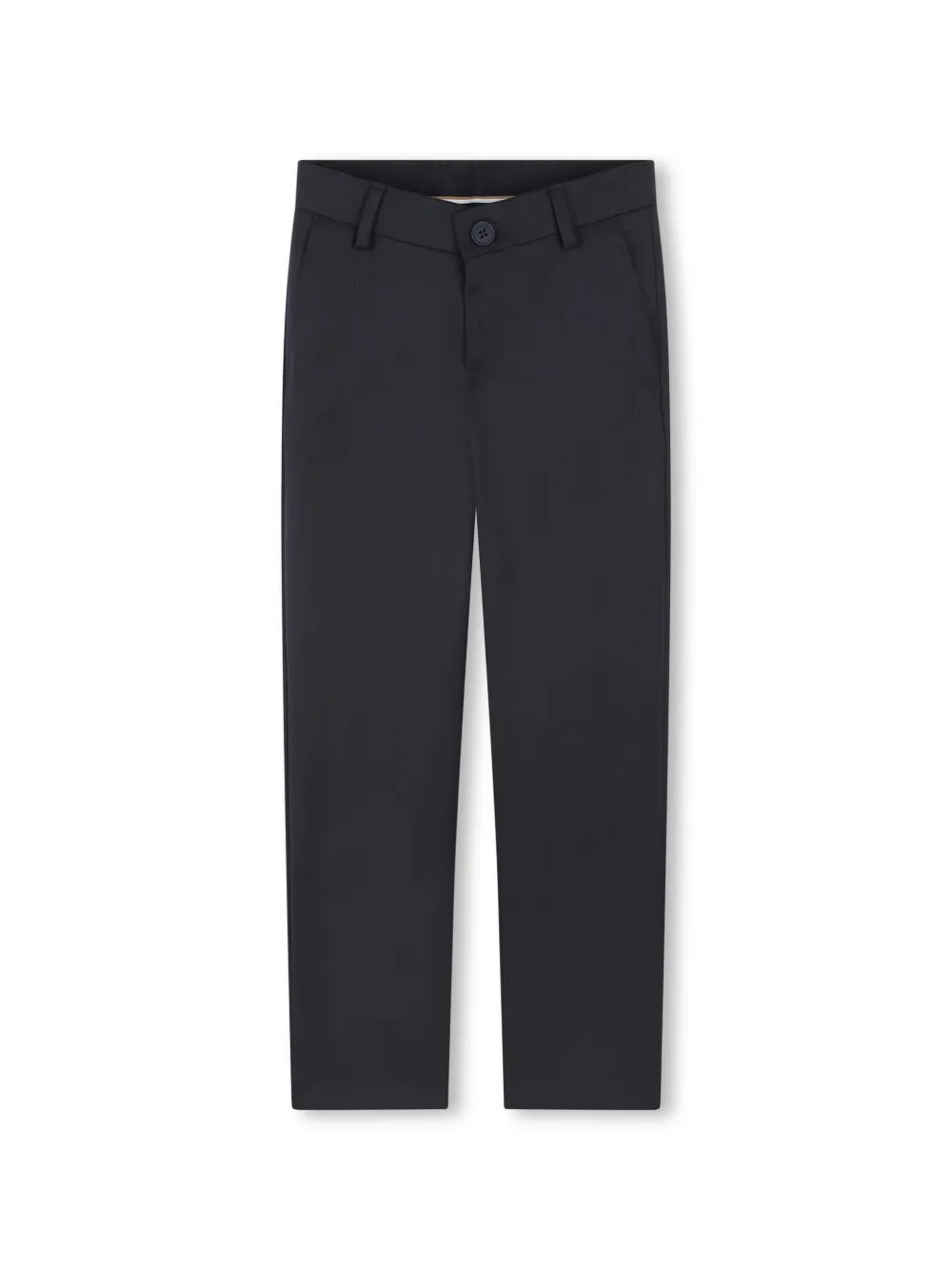 

Прямые брюки из смесовой шерсти BOSS Kidswear, синий