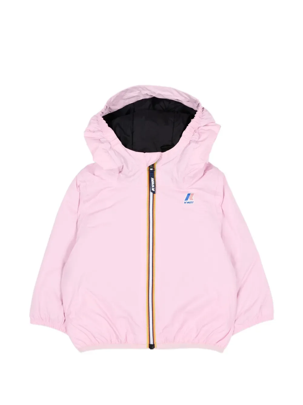 Пальто с капюшоном K Way Kids, розовый