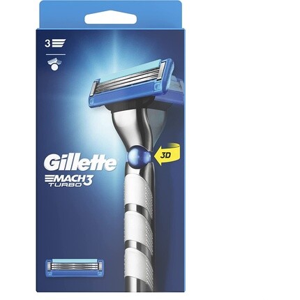 

Бритвенная система Gillette Mach3 Turbo 2, разноцветная