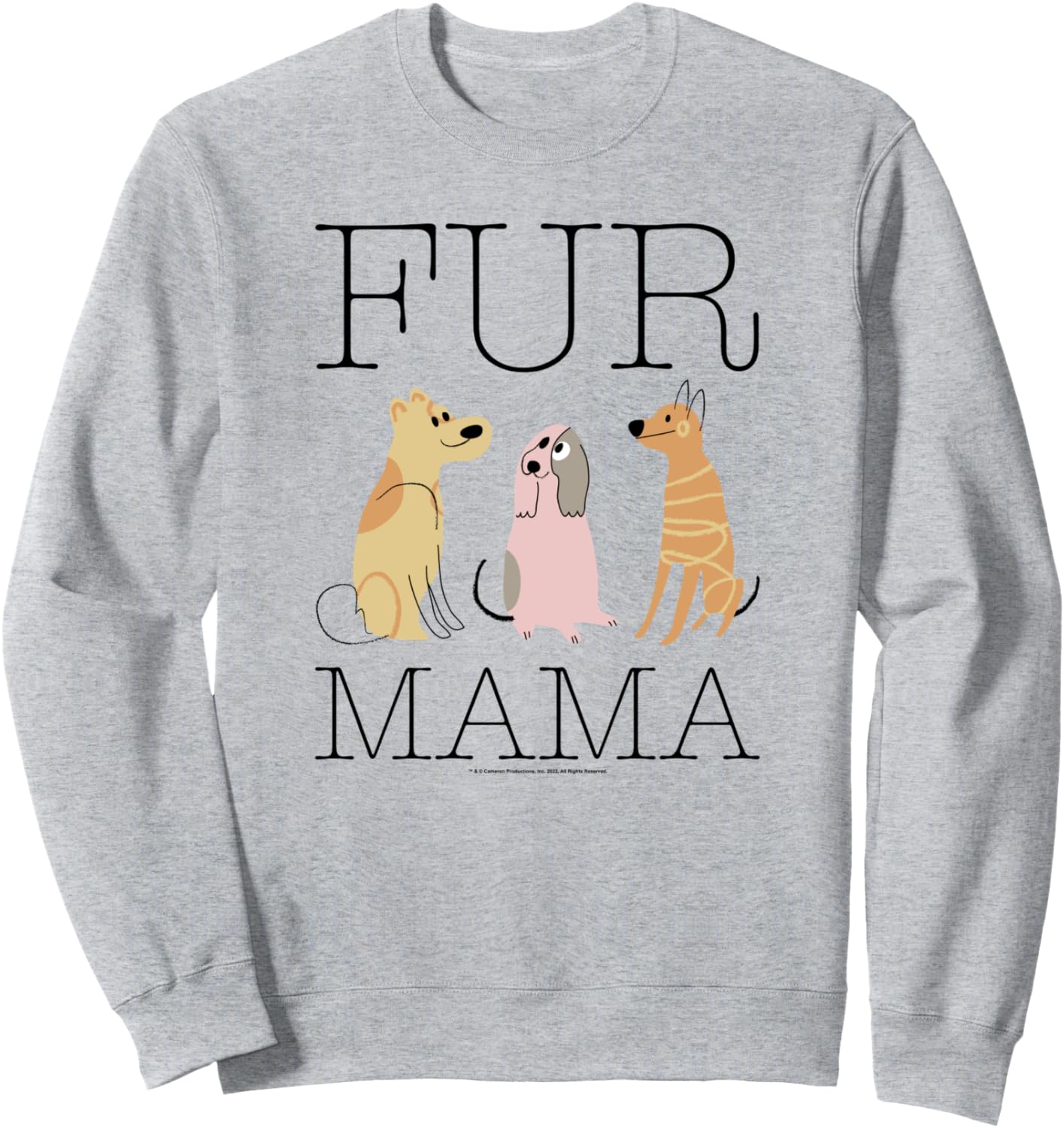 

Цель собаки. День матери. Толстовка с изображением мамы-пушистика. Групповое фото щенков породы дудл Purpose By W. Bruce Cameron, серый