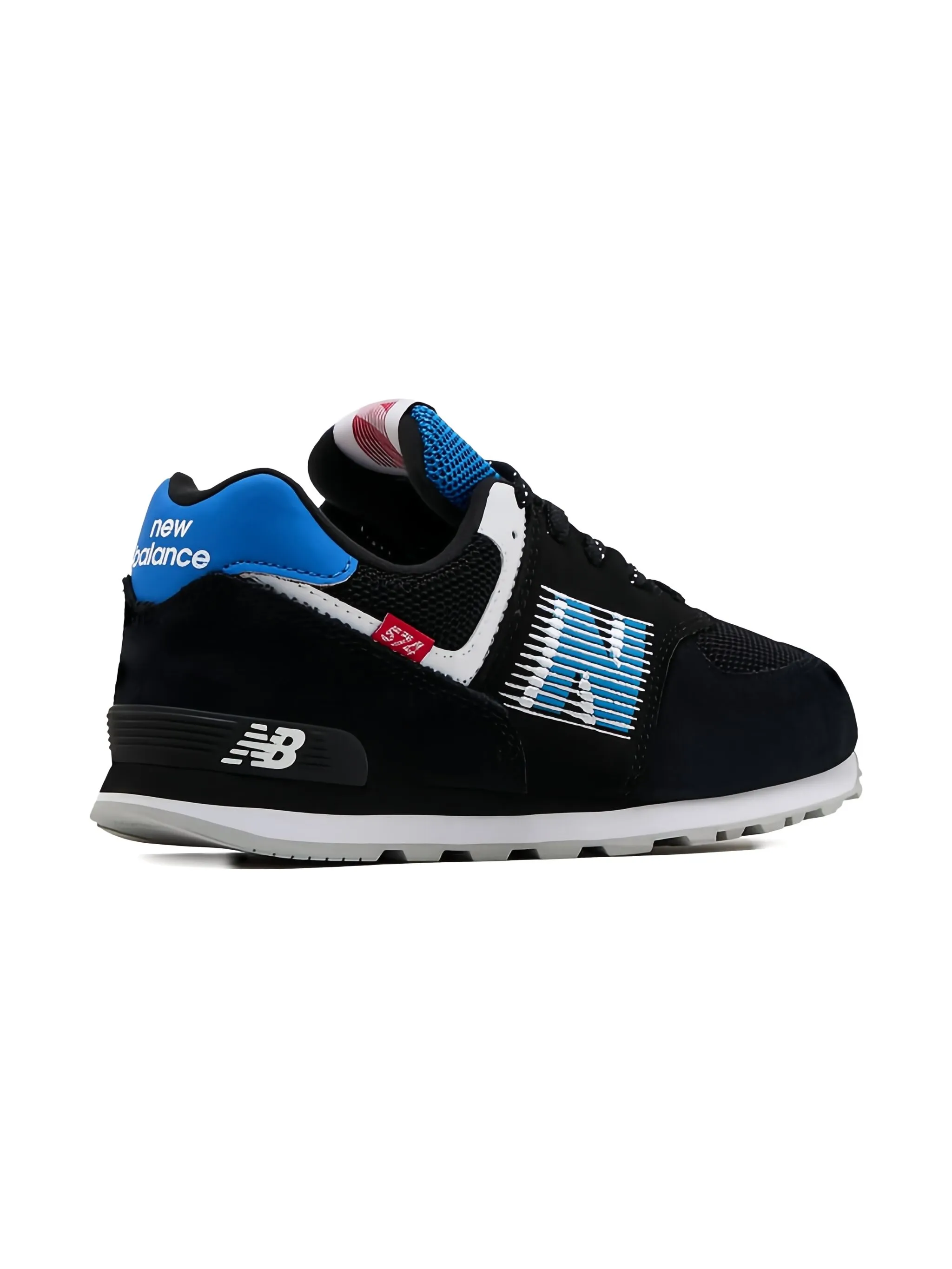 Кроссовки 574 Speed - Cobalt New Balance Kids, черный — фото 4