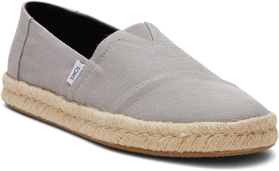 Мужские эспадрильи TOMS Alpargata Rp 2 с комфортной стелькой Cloudbound Foam, серый — фото 4