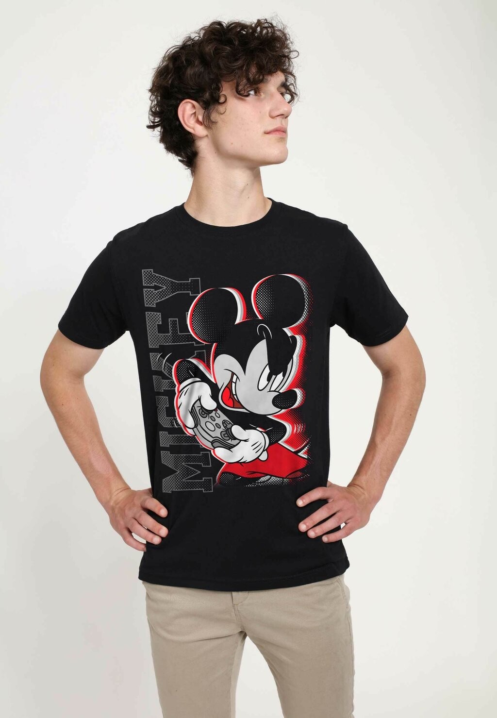 

Футболка с принтом MICKEY MOUSE MICKEY GAMER UNISEX Disney, черный
