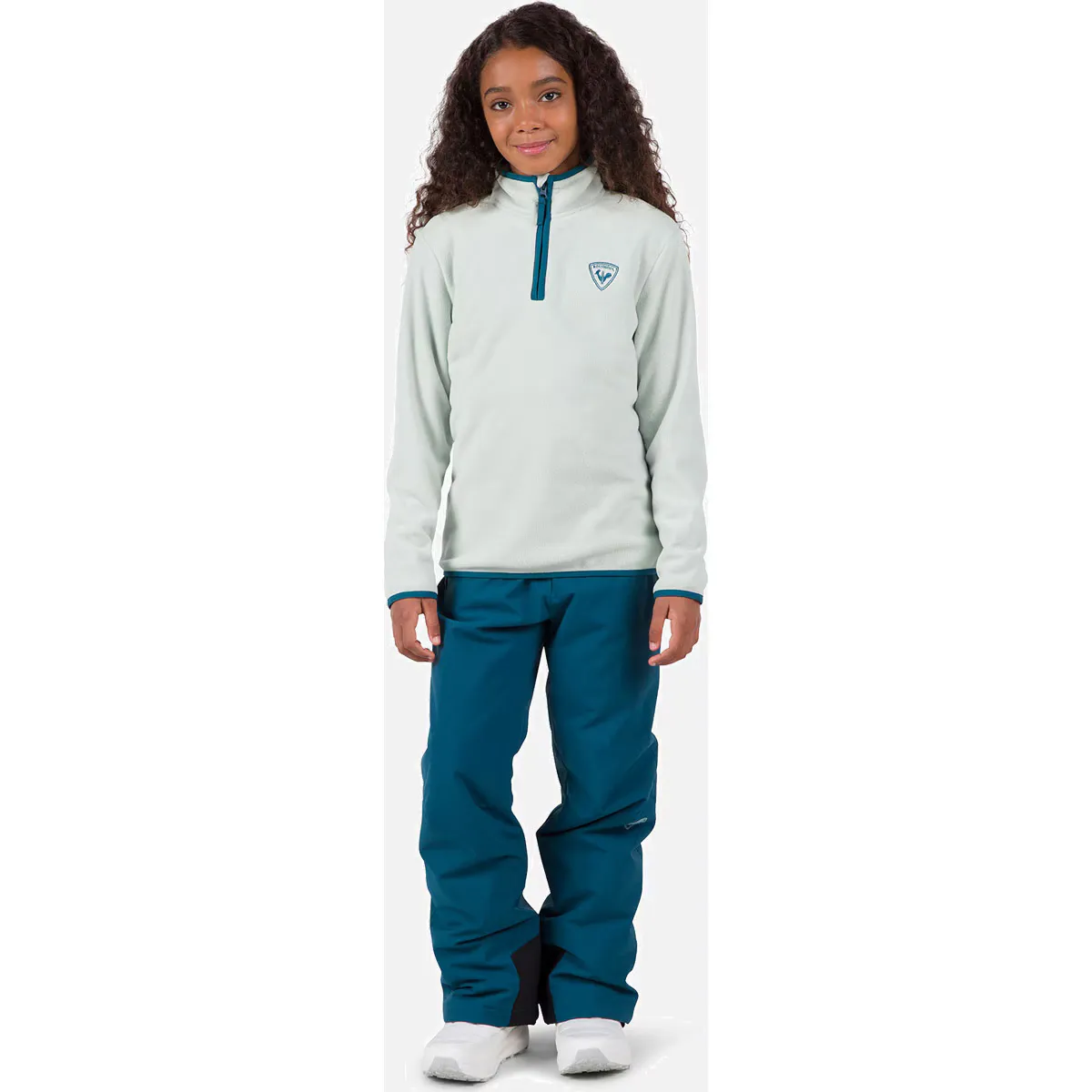 Rossignol Jr Strawpile Fleece Детский флис, цвет Verde Agua — фото 3