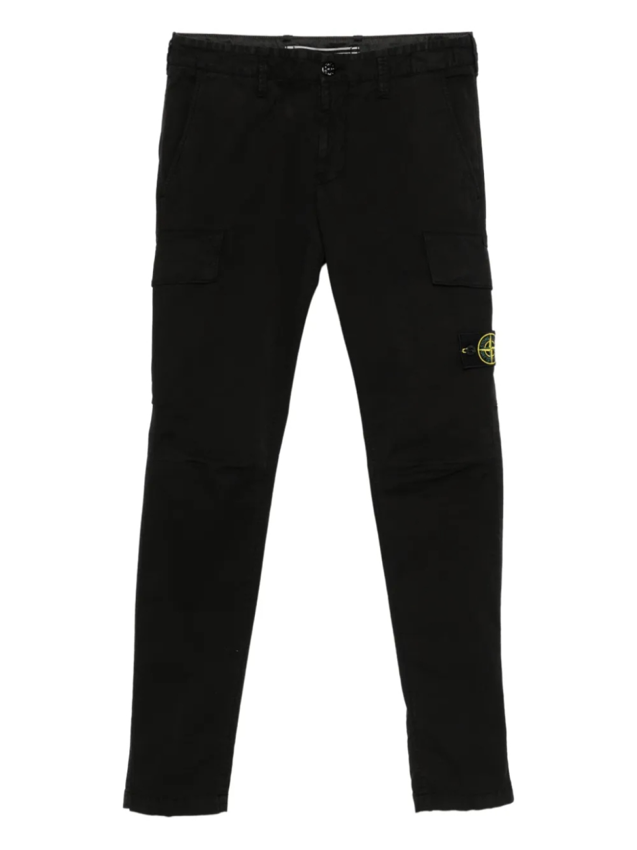 

Брюки-карго Stone Island с эмблемой Compass, черный