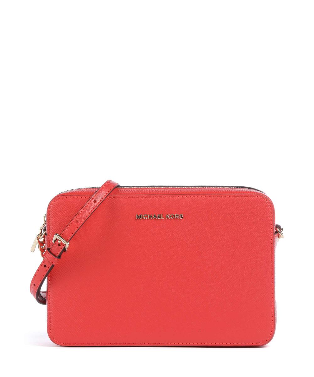 

Сумка через плечо Jet set из зернистой коровьей кожи Michael Kors, красный