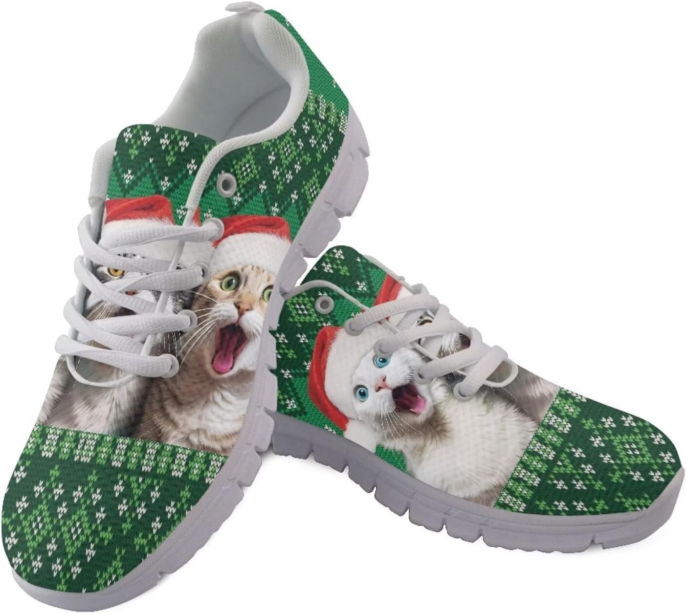 

Кроссовки AmzPrint для мужчин с анималистичным принтом и белой подошвой, обувь для бега и тенниса, кроссовки, размеры 6.5-13.5 US