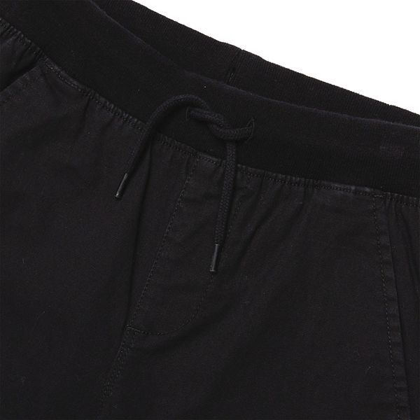 Брюки для мальчиков 2-16 stretch soft rib waist iron knee pull-on в regular и husky Lands' End, Black — фото 3