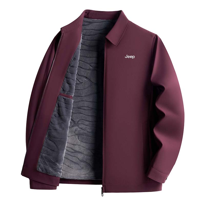 

Куртка Unisex Lapel Fleece lined Others Jeep, fuchsia