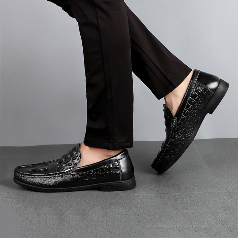Devanro Мужские повседневные кроссовки Low Top черные, цвет Black — фото 4