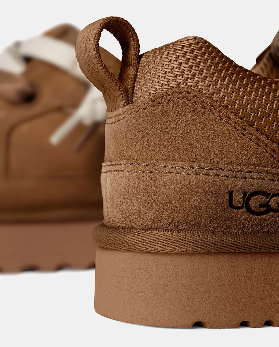 Женские спортивные туфли LO LOWMEL из кожи с подошвой из ЭВА UGG, светло-коричневый — фото 4