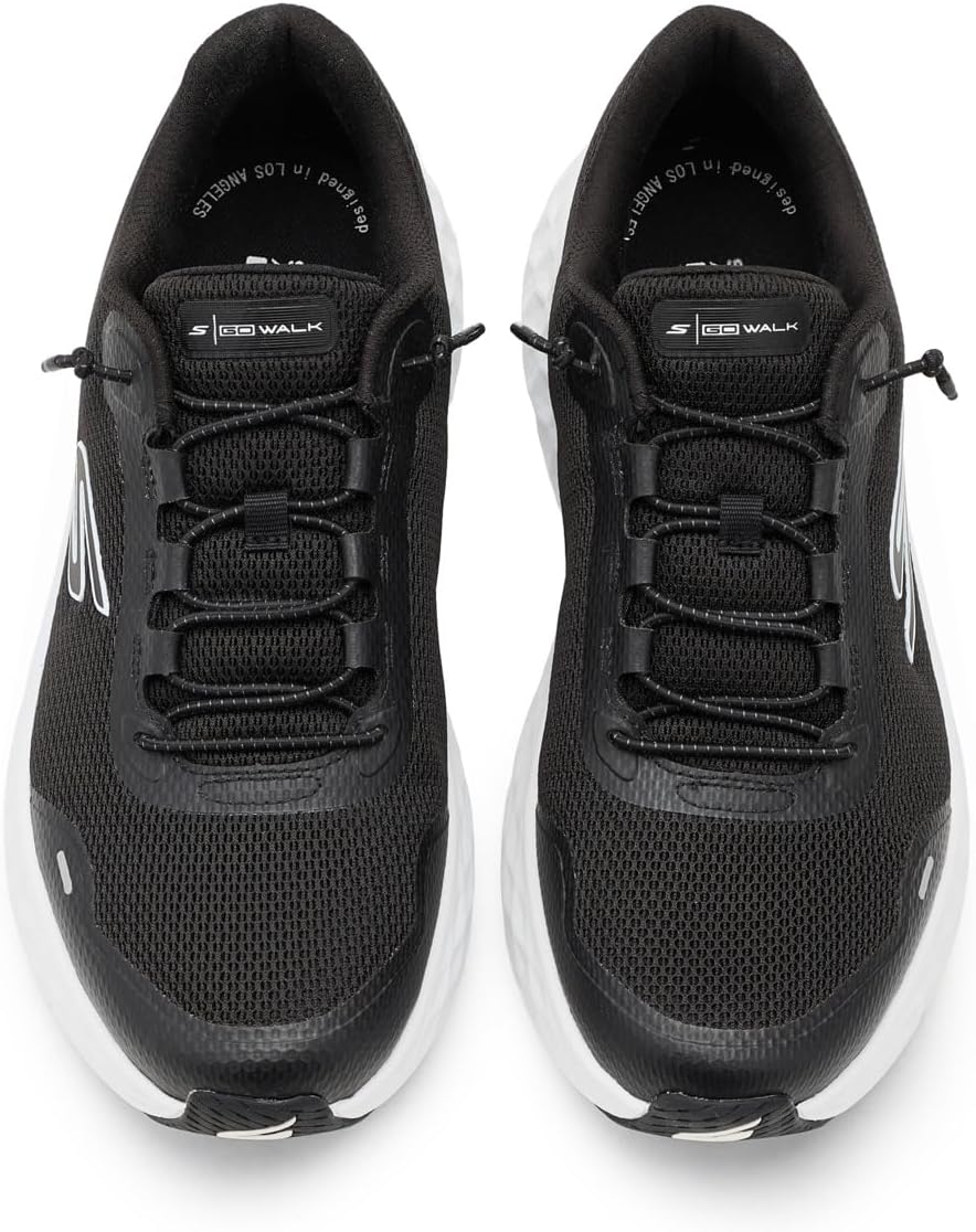 Мужские кроссовки Skechers Go Walk Max Cushioning Flex RAF, белый/черный — фото 2