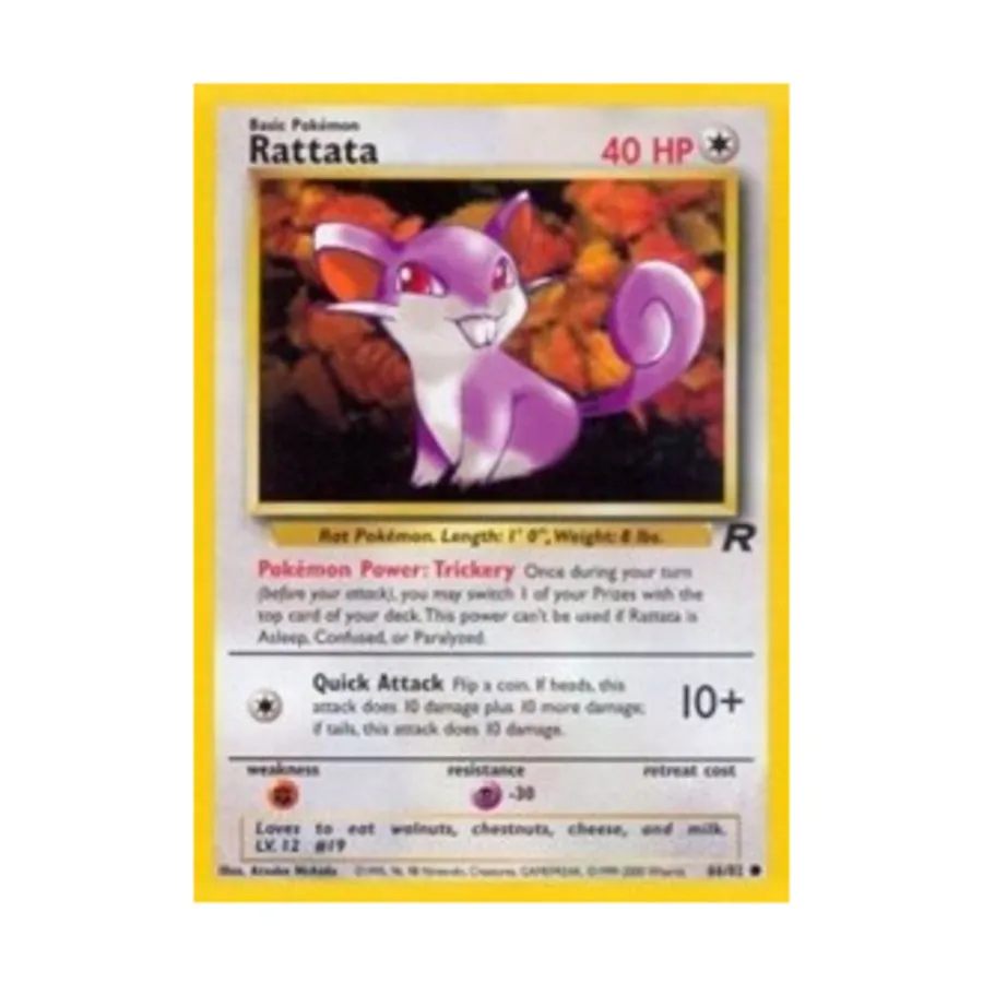 

CCG Раттата (К) #66, Pokemon - Team Rocket - Singles