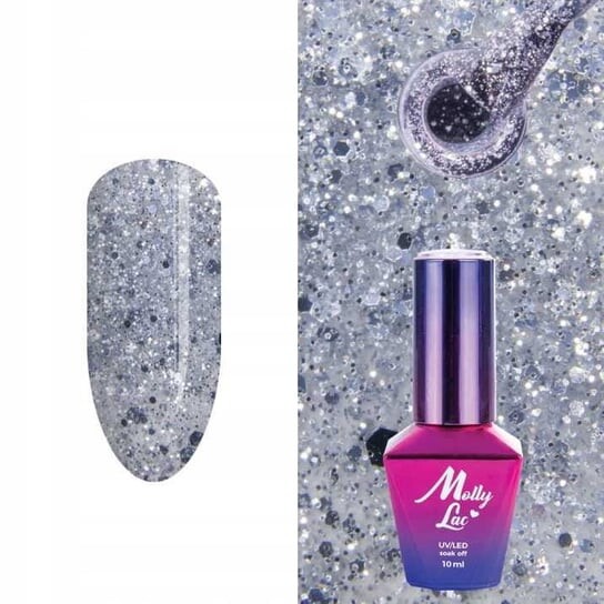 

Гибридный лак для ногтей, 34 Queens Of Life Glam Diamond, 10 мл Molly Lac